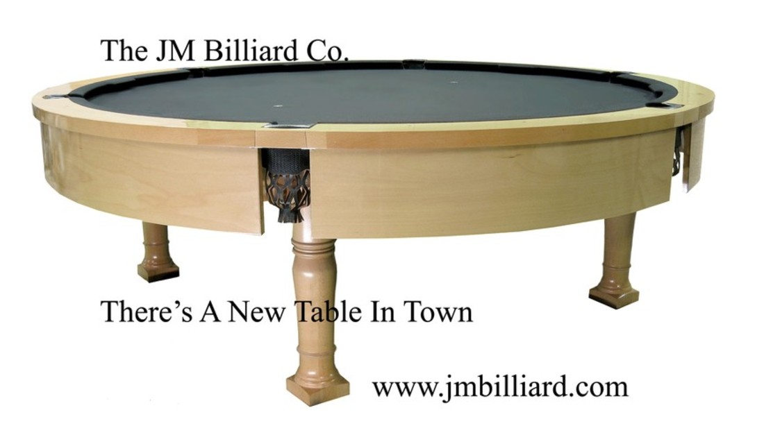 Round Pool Tables Custom, Round Billiard Table